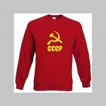 CCCP mikina bez kapuce